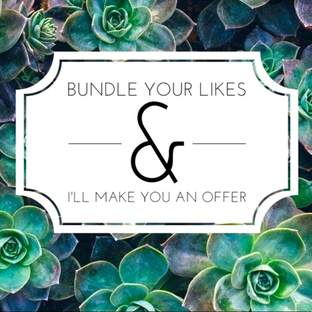 Bundles items for a better deal!
